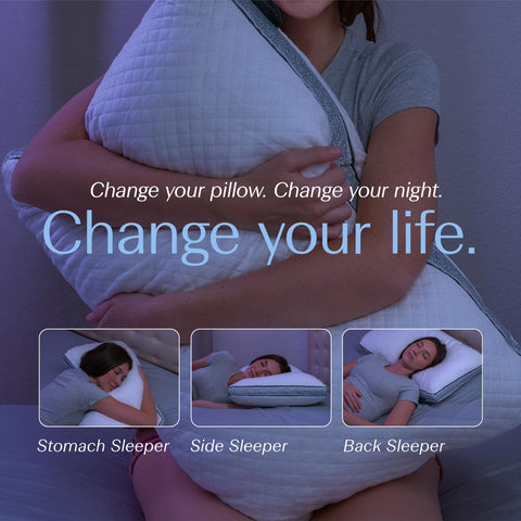 DreamyBlue Sapphire extra fill pouch included to customize loft and firmness