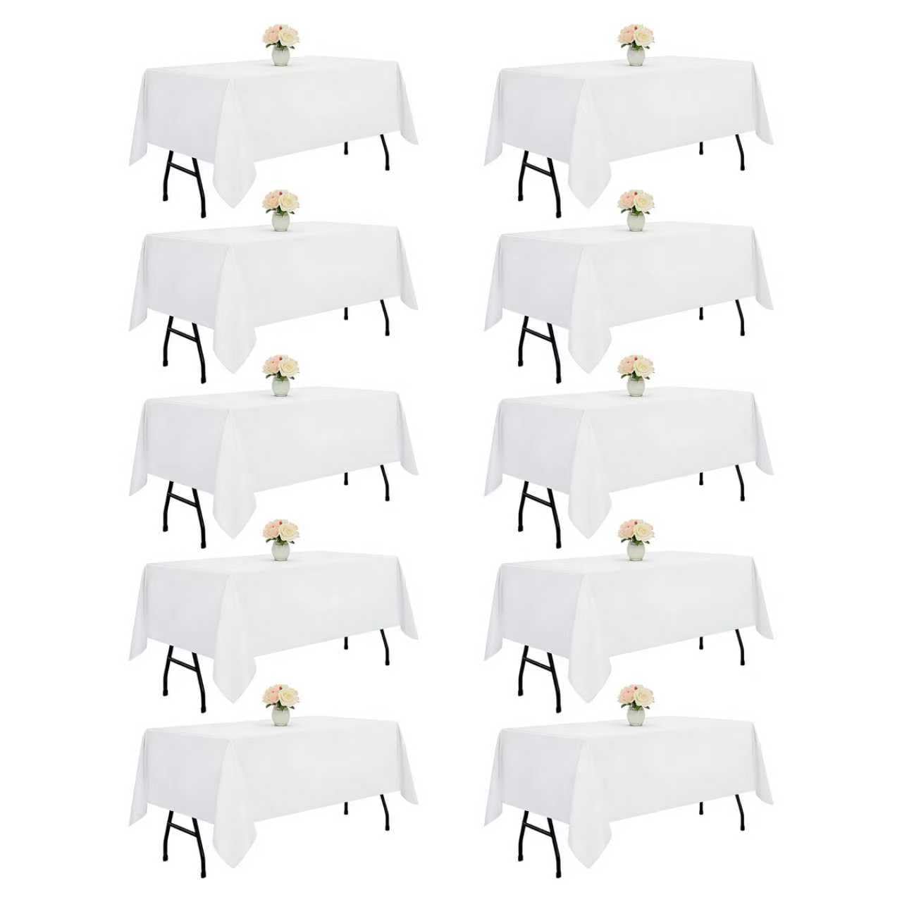 DRESSMAKER front packaging view showing neat white tablecloths and packaging benefits