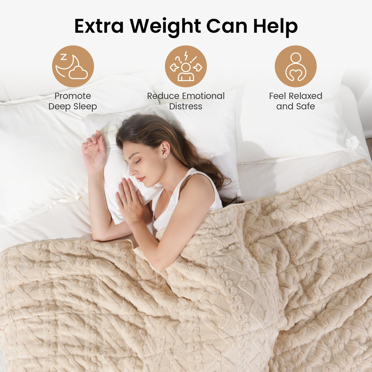 Drewin plush reverse close-up highlighting soft sherpa for comforting touch