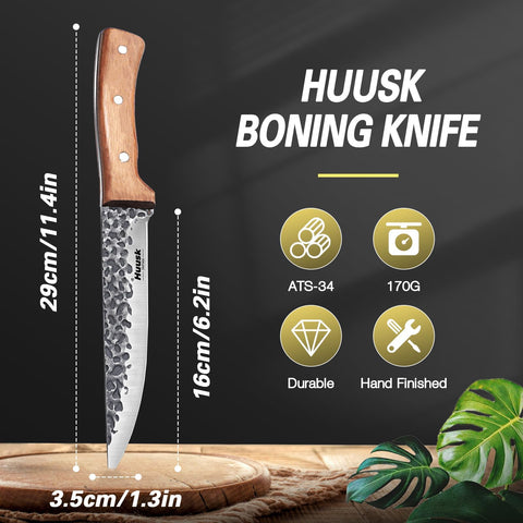 DRGSKL Huusk handle detail with oak grain and mosaic rivet for secure grip
