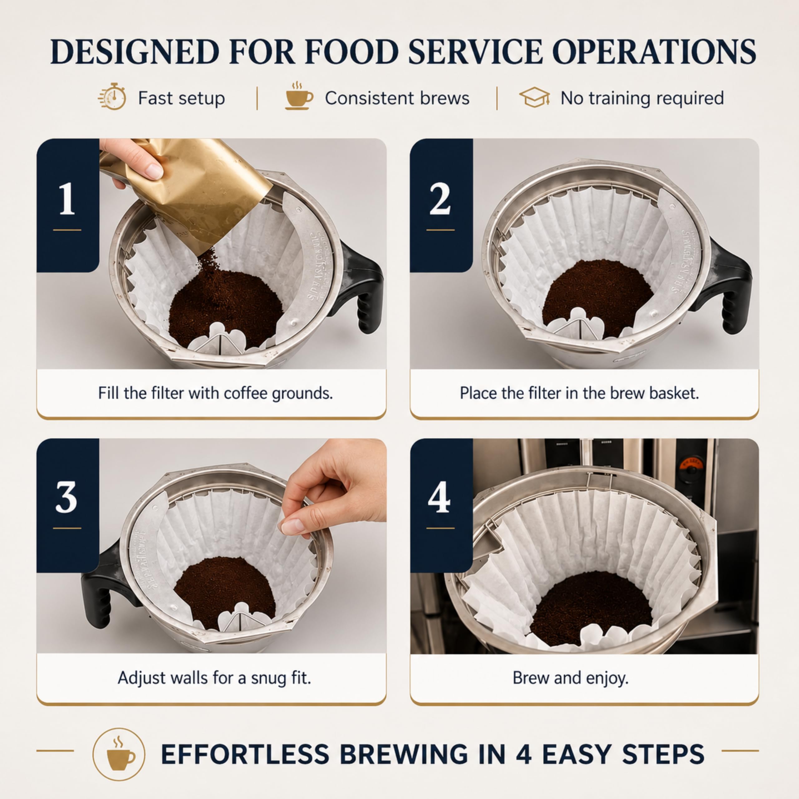 DRINK KATY'S stacked bulk boxes in storage illustrating cost-saving supply management