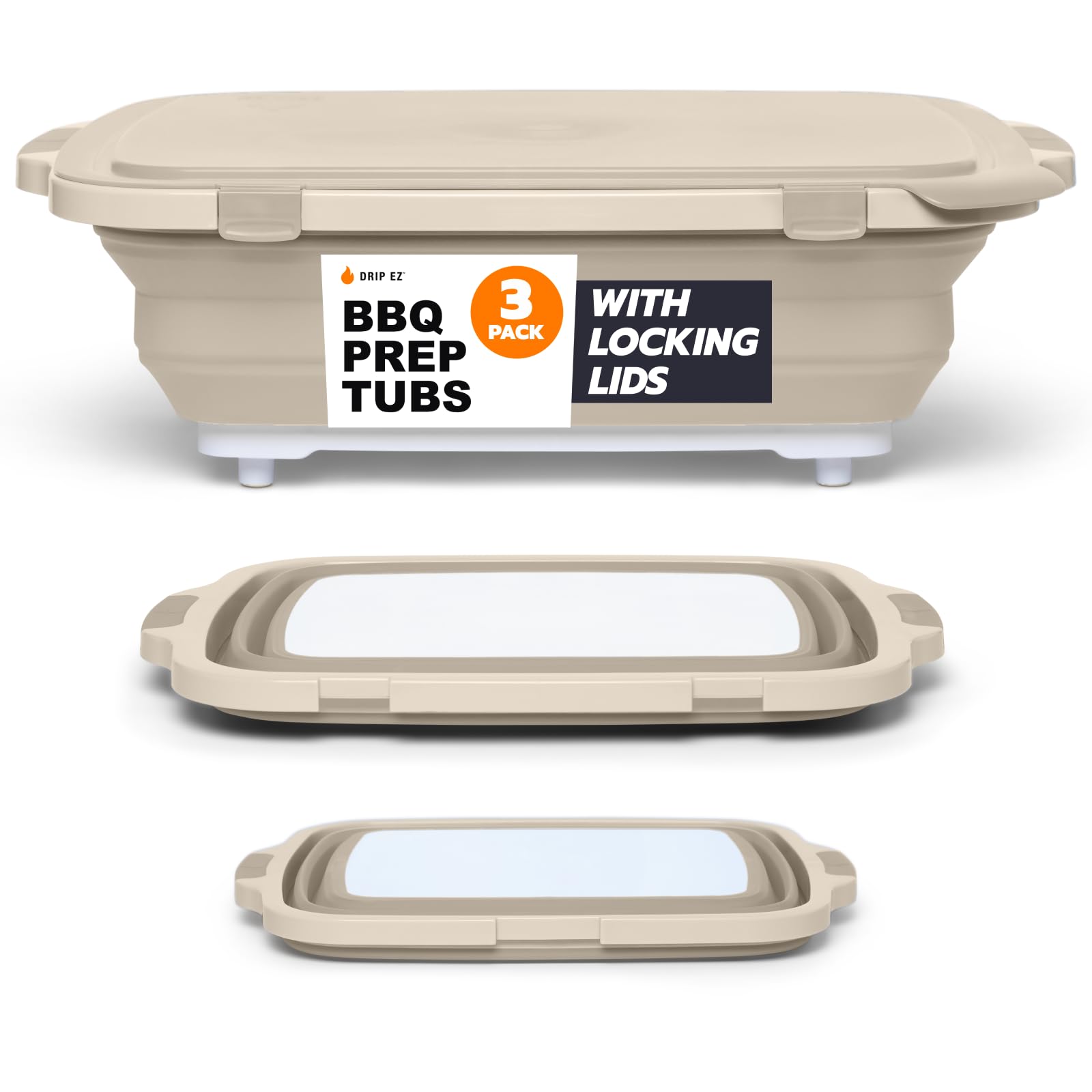 Drip EZ front packaging showing full 3-piece tub set benefit convenience
