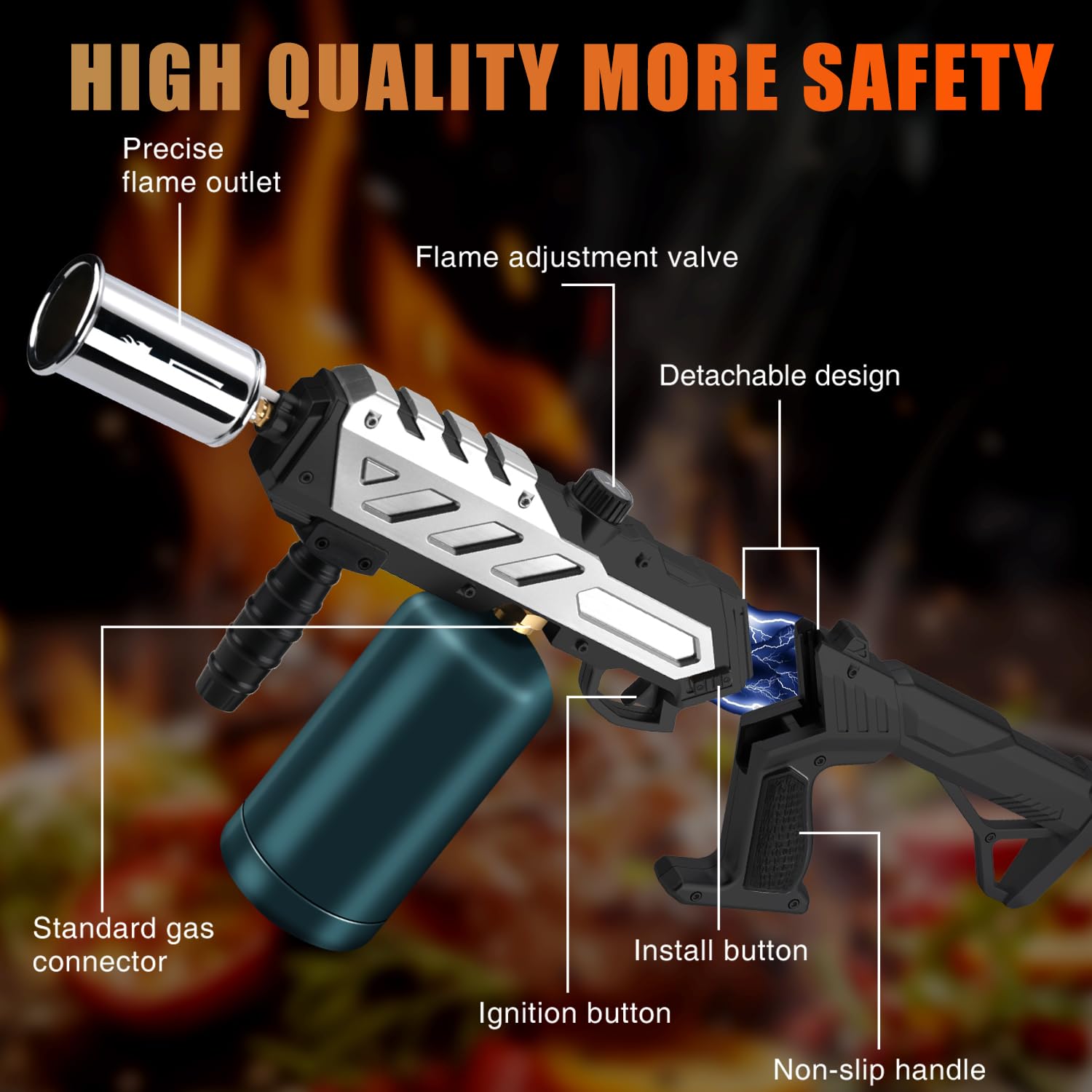 Drookaen AK in workshop welding soldering metals showing powerful high-heat performance