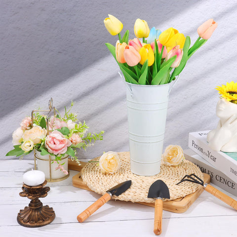 Dualshine included shovels and buckets showing planting and arranging convenience