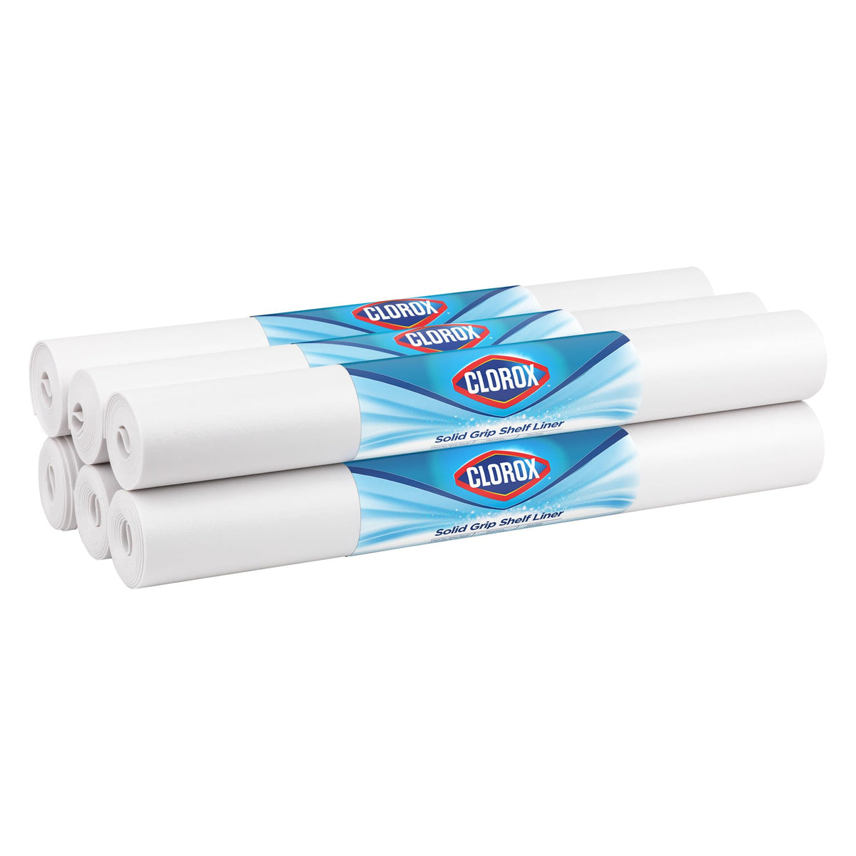 Duck EasyLiner front packaging showing six rolls and dimensions for quick identification and planning