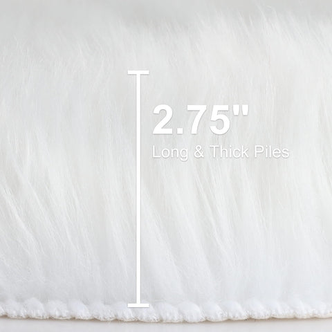 duduta close-up of 3 inch pile texture highlighting plush comfort