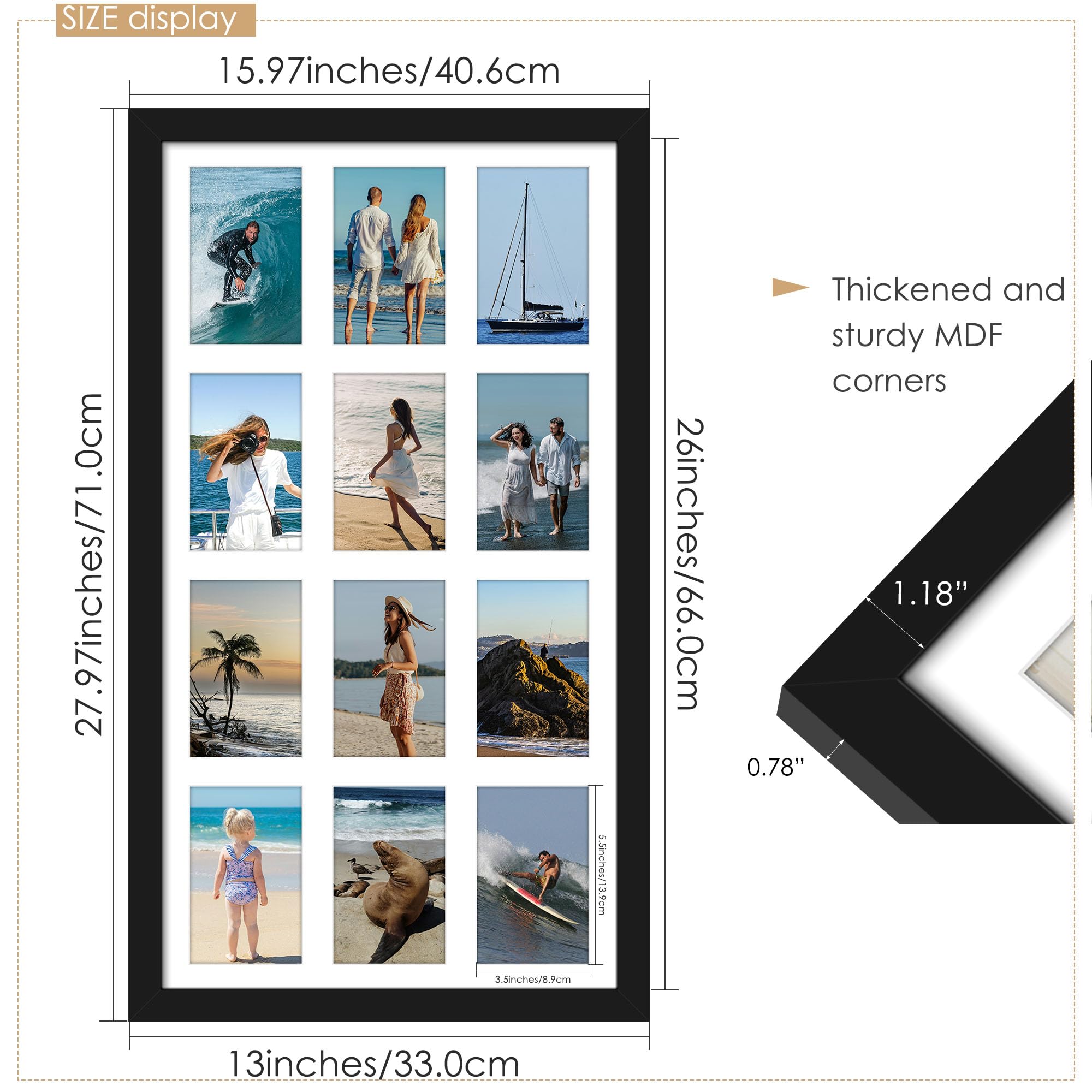 DUENPY plexiglass detail showing shatter-resistant clarity and photo protection