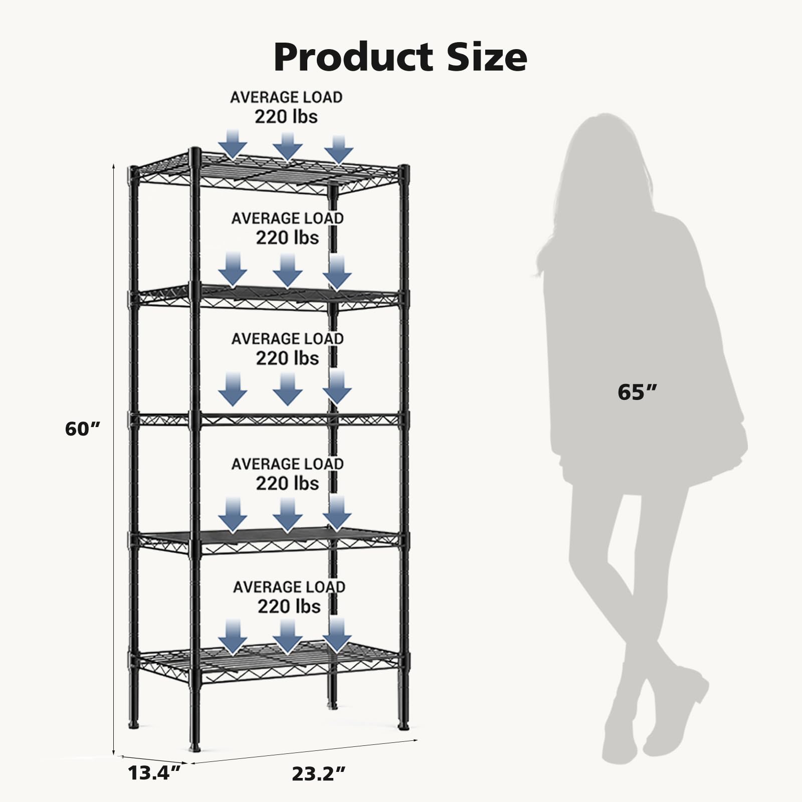 DUMOS shelving in pantry holding food bins showcasing organized, accessible storage
