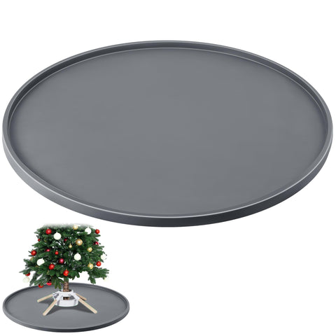 Dunkive front view of grey silicone mat protecting floor
