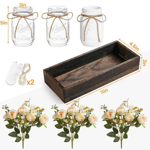 DUOER centerpiece in spring table setting adding instant seasonal charm
