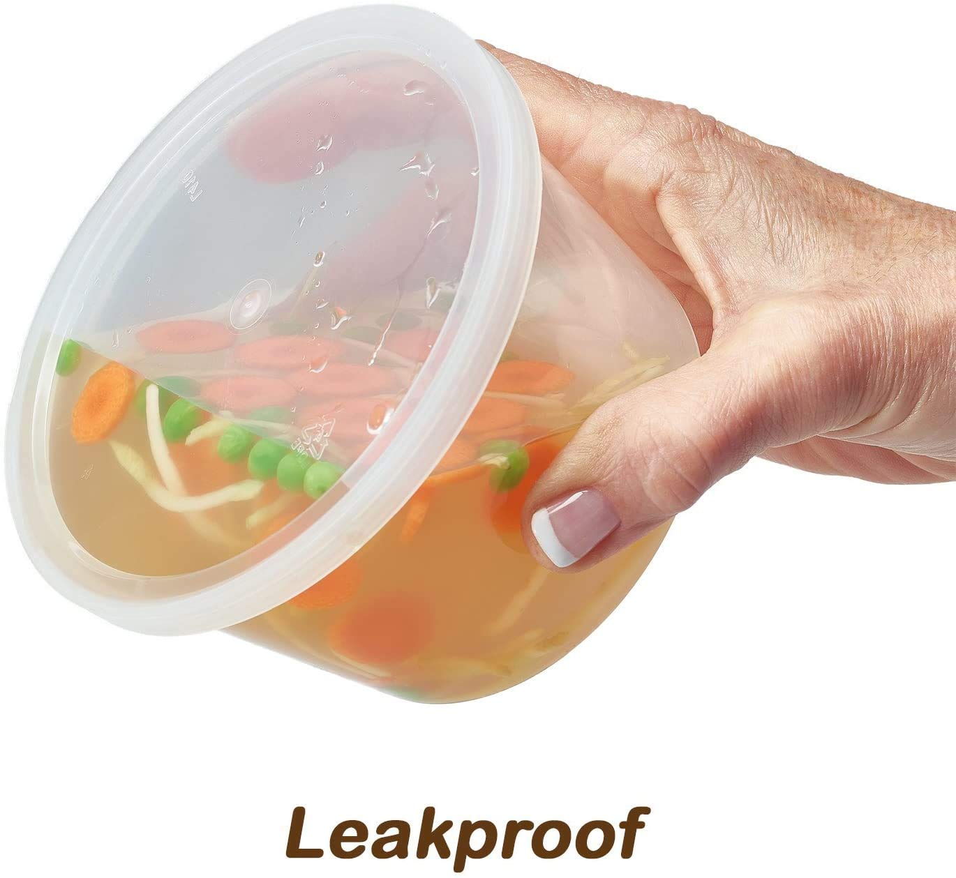 DuraHome 16oz and 32oz side-by-side for portion control clarity