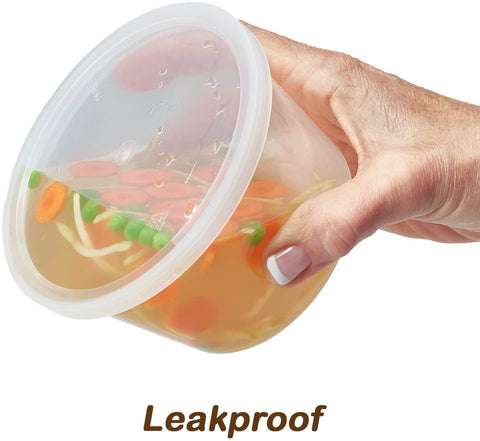 DuraHome 16oz and 32oz side-by-side for portion control clarity