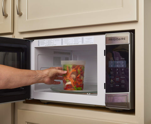 DuraHome containers stacked in freezer preserving meals and extending freshness