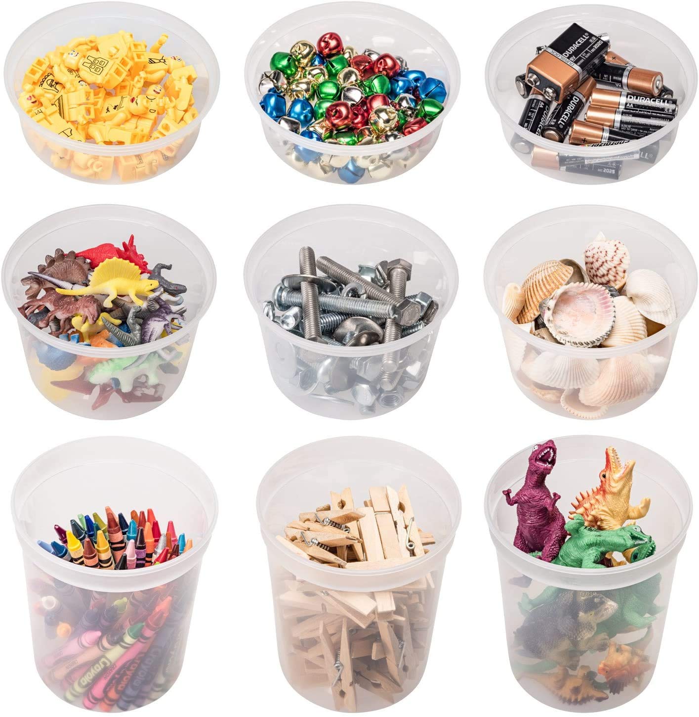 DuraHome containers organizing craft supplies for tidy home or classroom storage