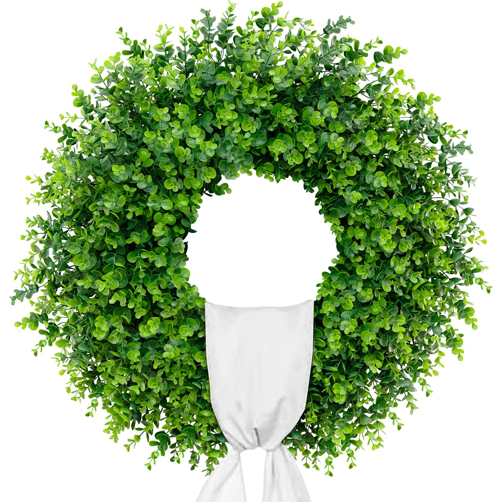 Dushle front door wreath enhancing curb appeal