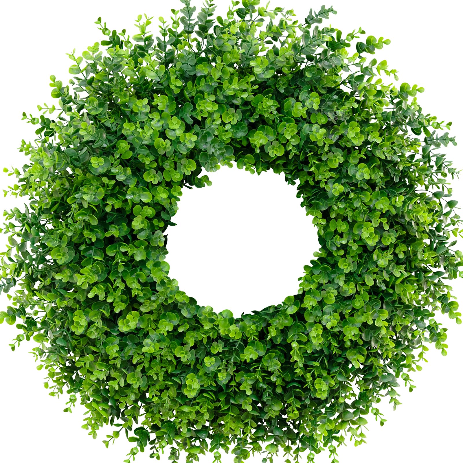 Dushle packaged wreath with sash and hook included
