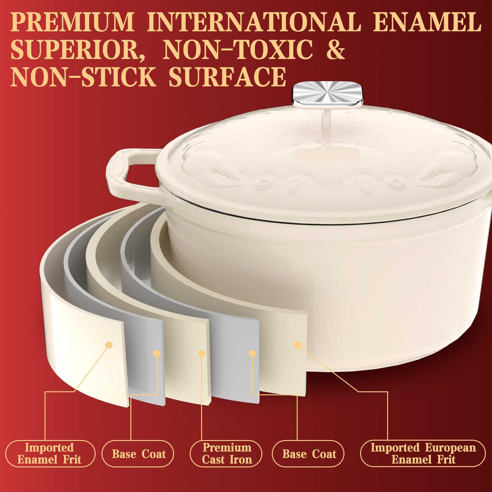 DUTZUN ergonomic U-shaped handles held with mitts for stable carrying