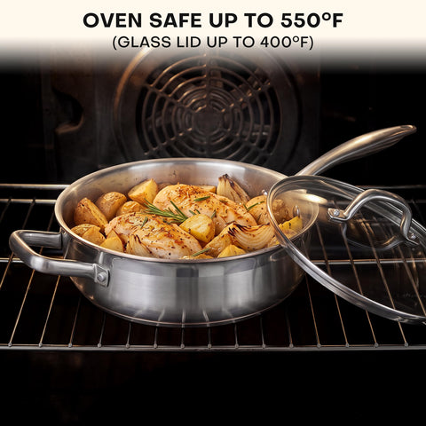 duxtop cookware arranged in modern kitchen showing all-in-one convenience