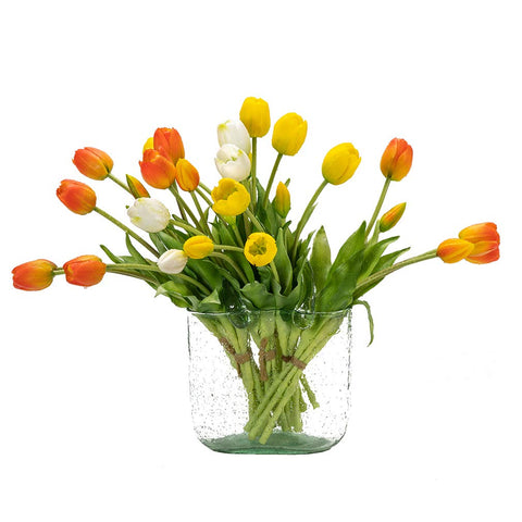 DUYONE mixed buds and open blooms showcasing varied stages for natural-looking displays