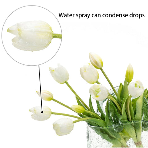DUYONE petal texture close-up showing soft-touch latex and lifelike sheen benefit
