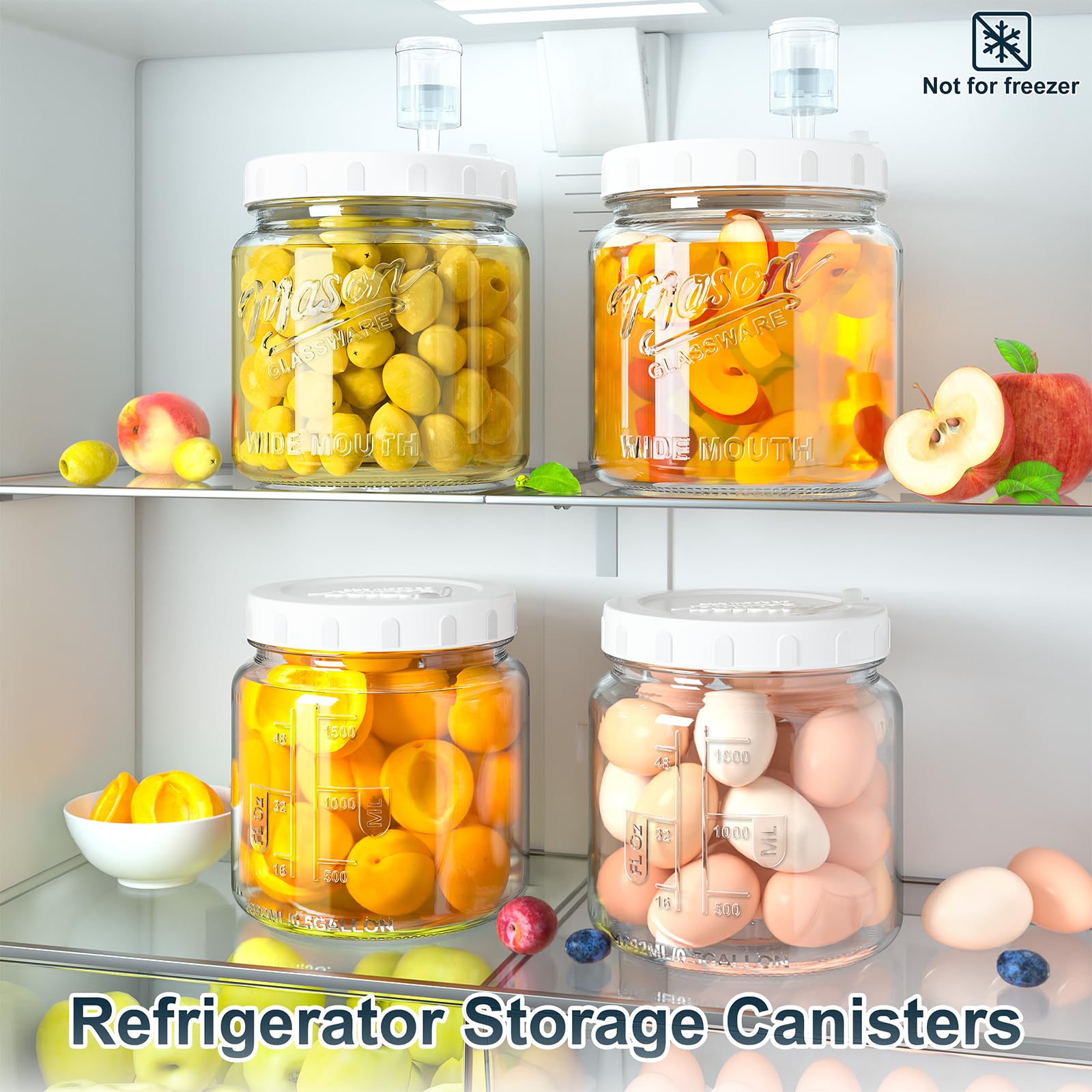 Dwbligt lid, extra airlock and grommet arranged to show included accessories and usability