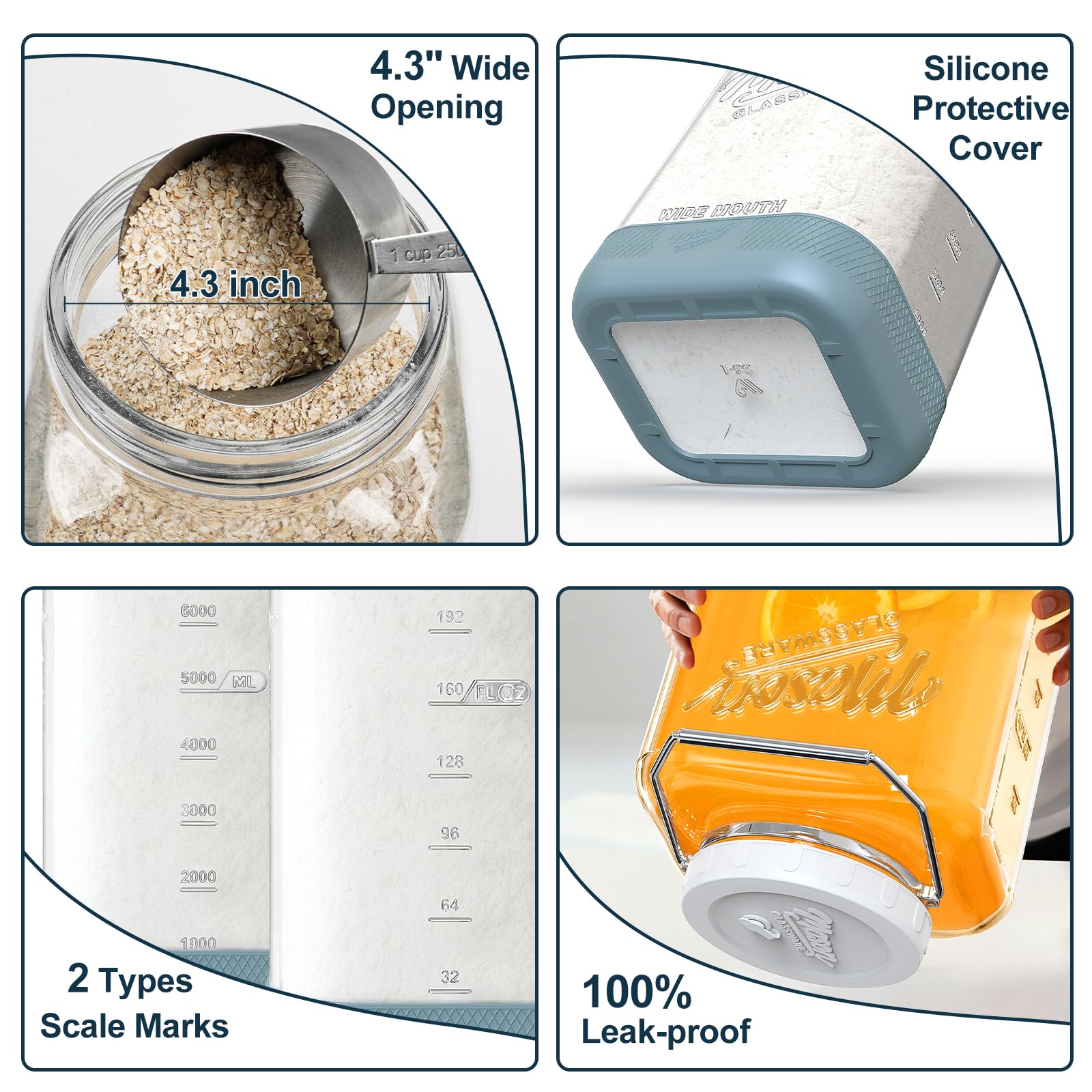 Dwbligt silicone protective cover with stainless handle improving grip and safety