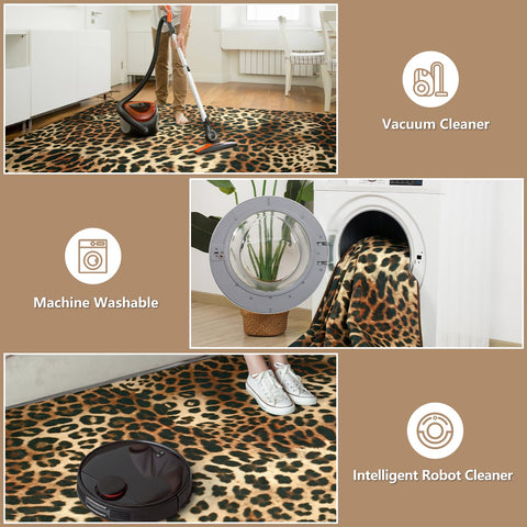 DweIke rug styled in bedroom showing warm western decor complement