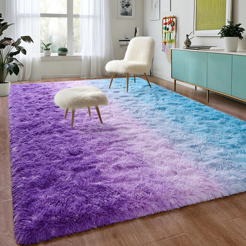 DweIke rug inside laundry mesh bag showing machine-washable ease