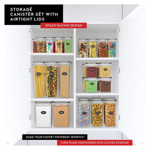 DWËLLZA KITCHEN clear container showing contents for quick identification