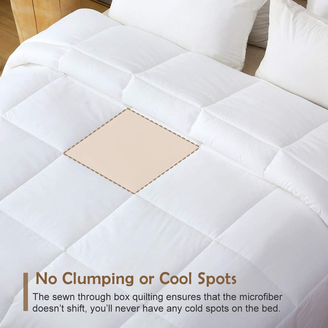DWR corner tabs close-up showing secure duvet cover attachment