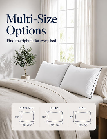 DWR goose pillow organic certification label highlighting responsible sourcing