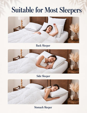 DWR goose pillow next to ruler showing king 20x36 size accuracy