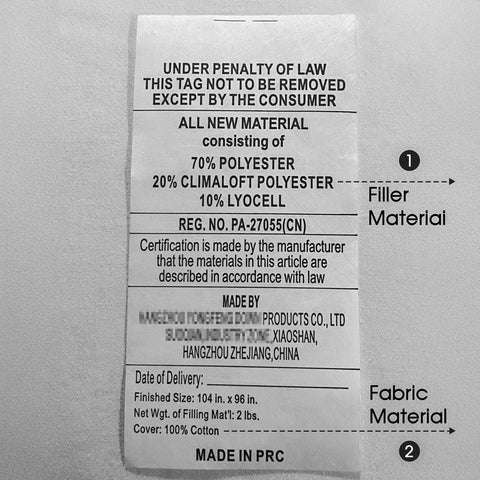 DWR vacuum-packed comforter unboxing and ready-to-fluff convenience
