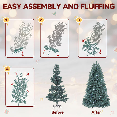 DWVO folded tree sections ready for compact storage saving space after holidays