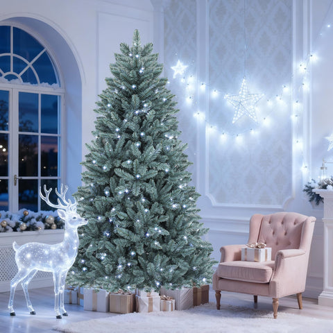 DWVO illuminated branches with 450 cold LEDs showcasing even, crisp white glow
