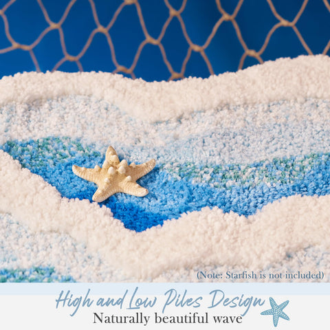 DyeFury mat placed by shower showing non-slip stability and decorative appeal