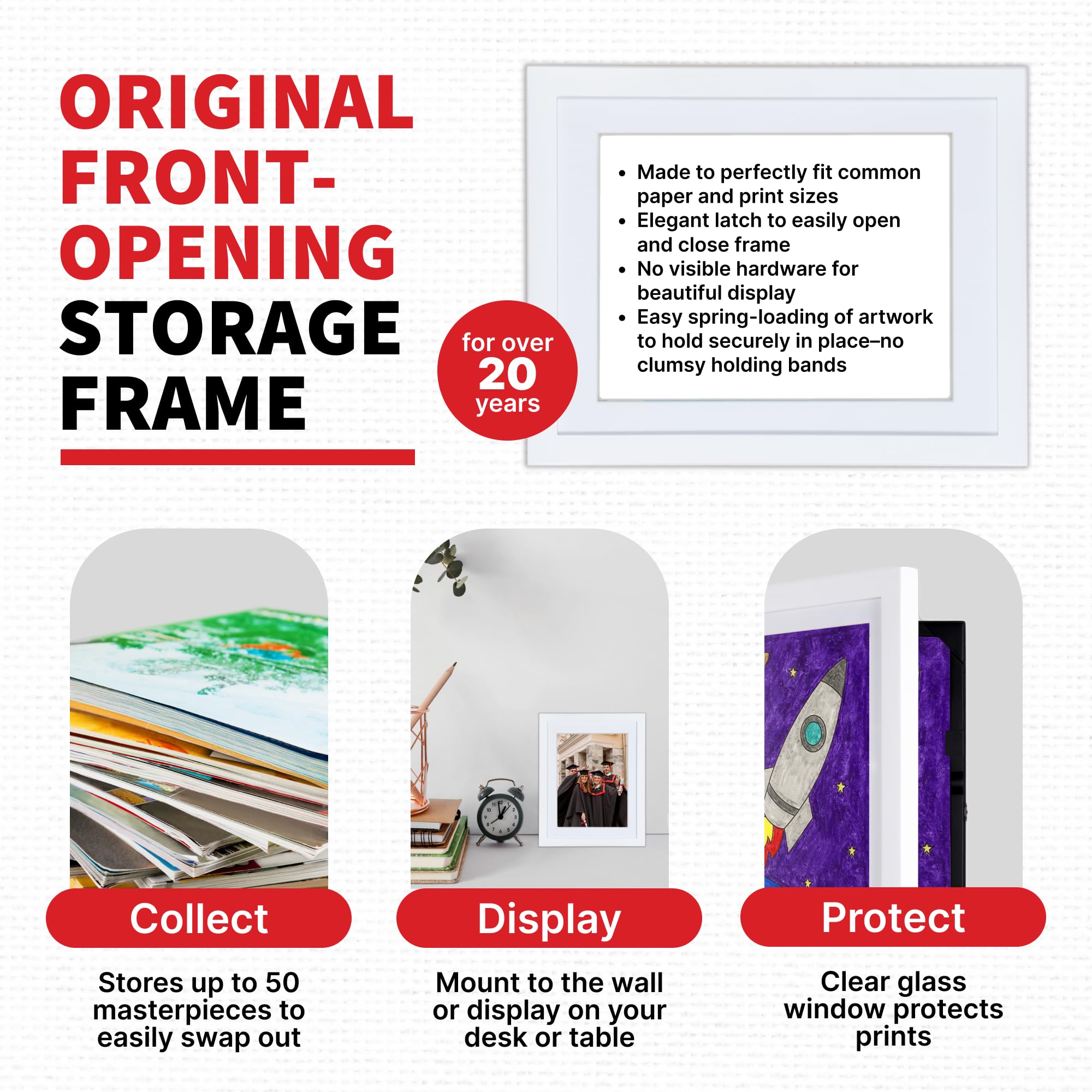Dynamic Frames closeup of bevel-cut acid-free mat protecting art and enhancing look