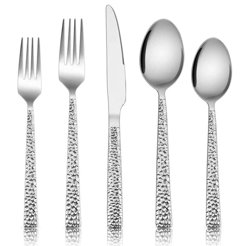 E-far front view of full 40-piece set showing polished look and ready-to-serve benefit