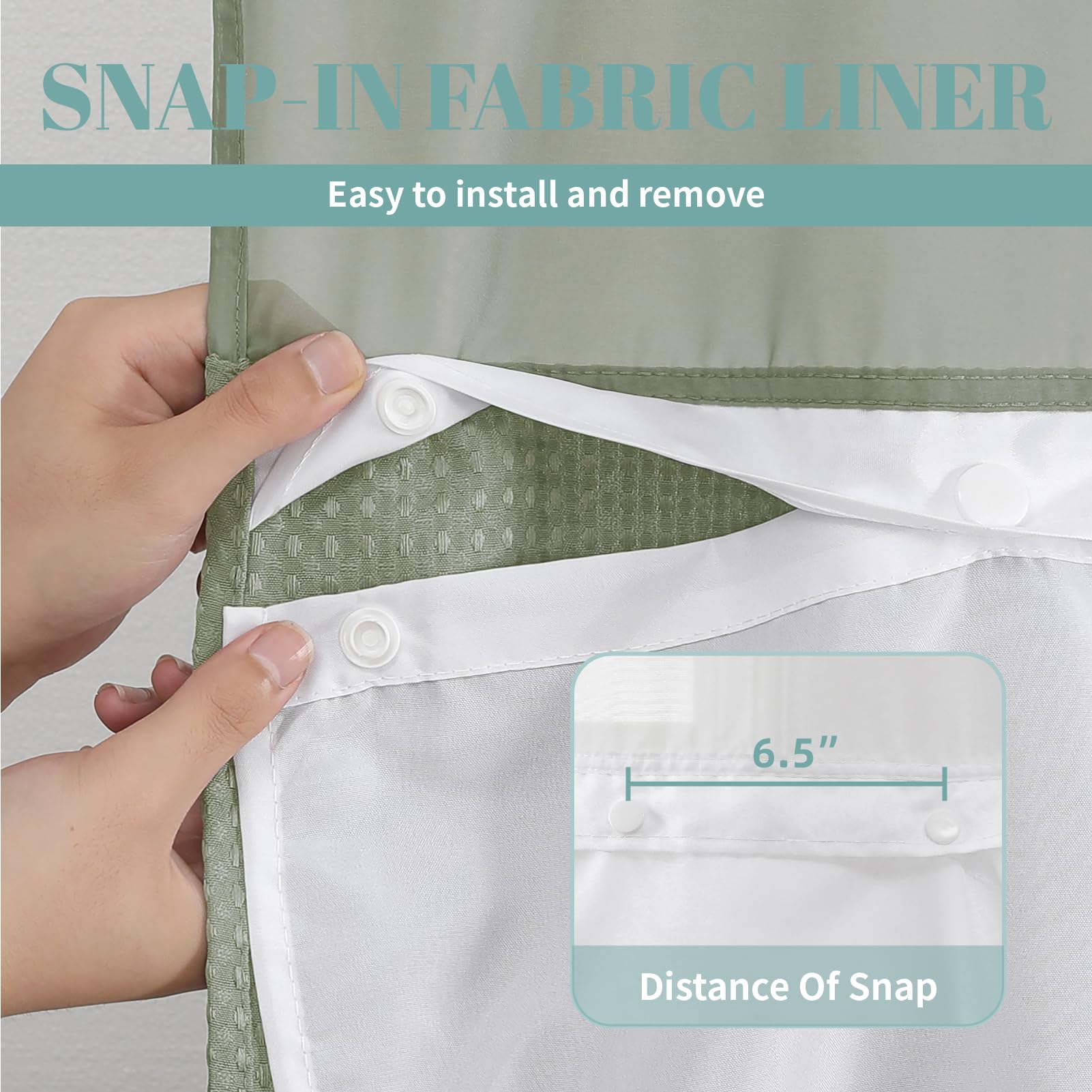 eachope weighted bottom magnet in hem reducing splash and stabilizing curtain