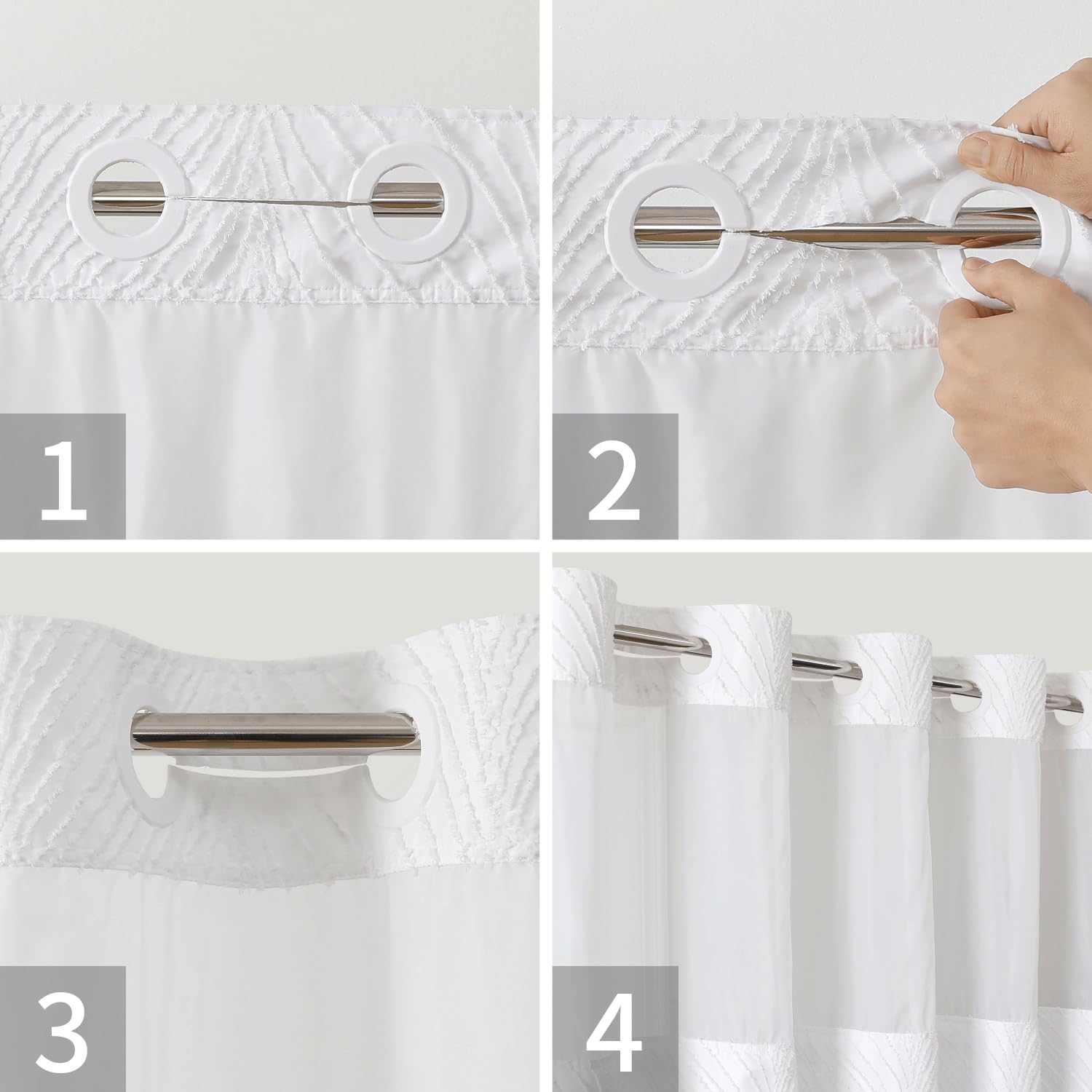eachope magnetic bottom corner keeping liner secured and reducing splash