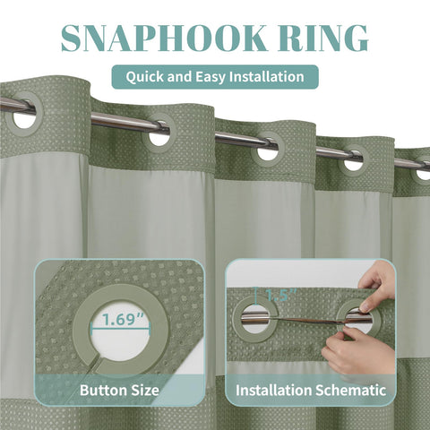 eachope snapped-in liner attachment showing easy removal and secure fit