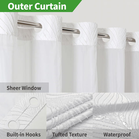 eachope semi-translucent top mesh panel allowing soft natural light