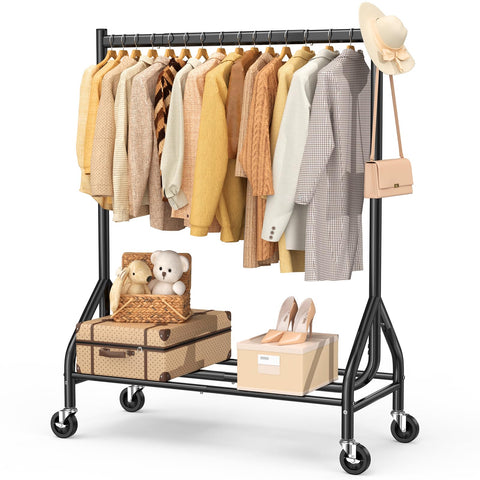 EAGMAK front view showing sturdy frame and ample hanging capacity