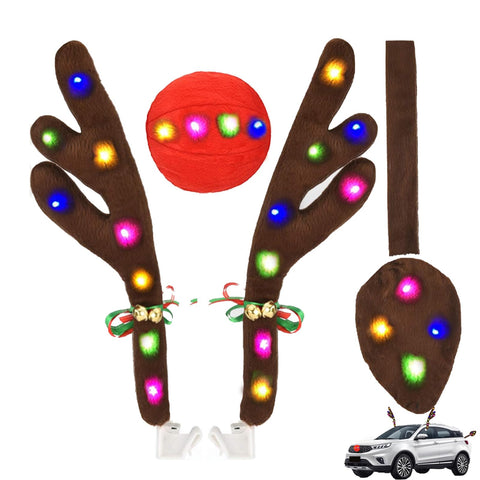 EALEBE reindeer kit front view showing antlers and nose for festive appeal