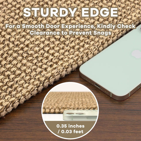 EARTHALL close-up woven texture highlighting soft cotton blend comfort