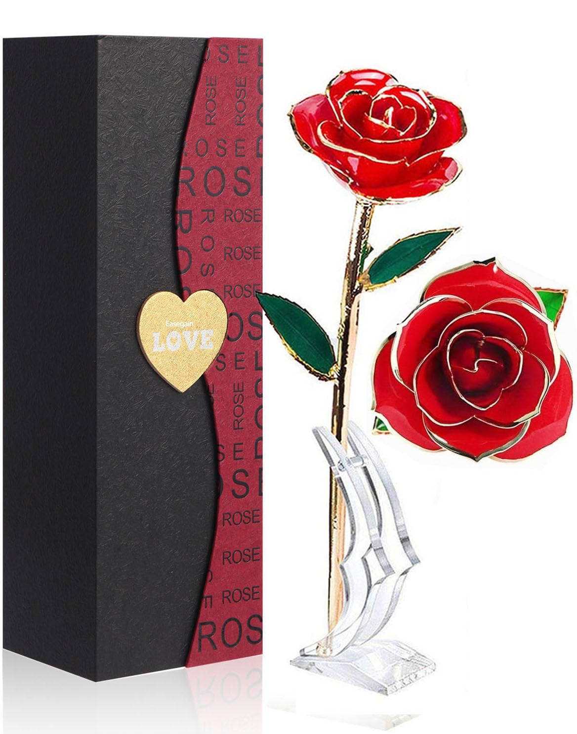 Easegain front packaging showing secure gift-ready box and holder for long-lasting presentation