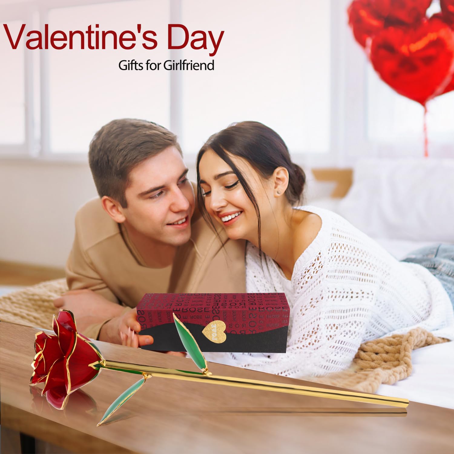 Easegain staged gift box with greeting card showing thoughtful packaging and presentation