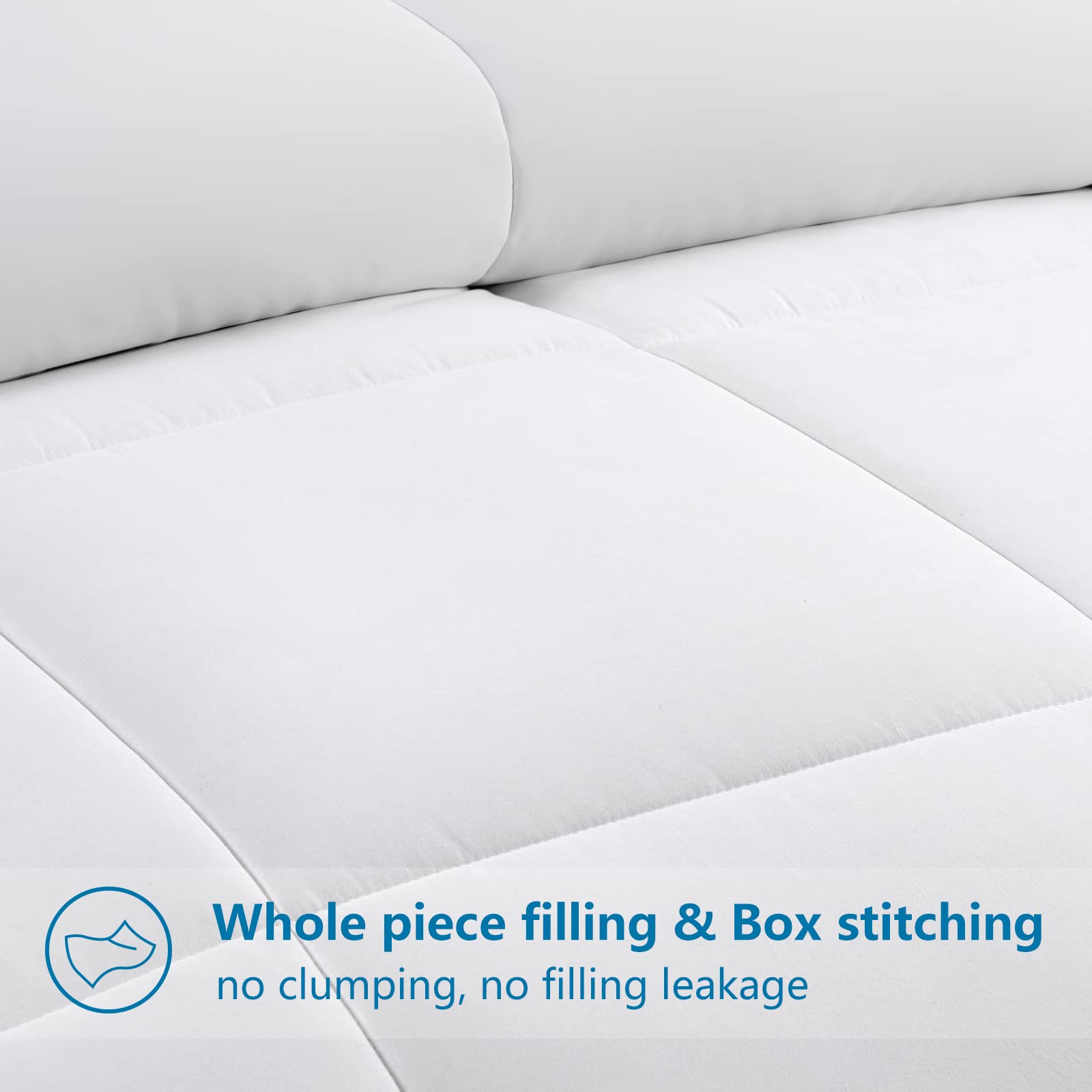 EASELAND box stitch detail demonstrating stable fill and even warmth