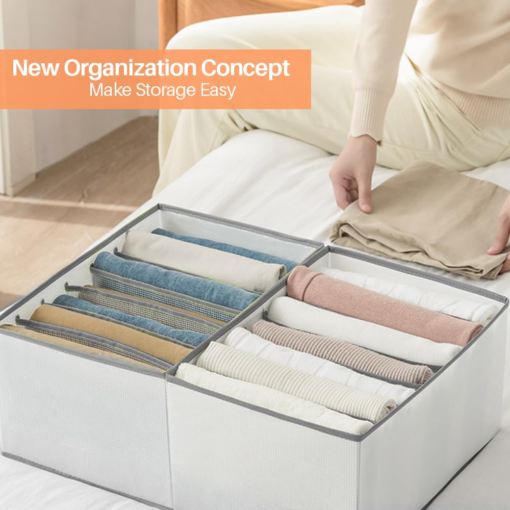 EASEVE foldable organizer laid flat showing compact storage when not in use