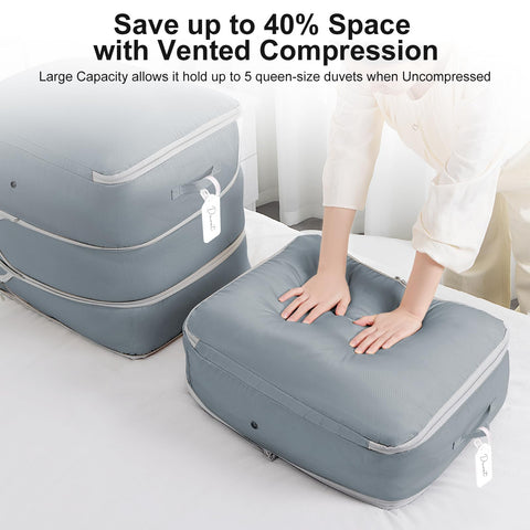 Easortm zipper and dual handles detail showing easy lifting benefit
